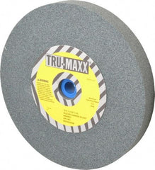 Tru-Maxx - 60 Grit Silicon Carbide Bench & Pedestal Grinding Wheel - 10" Diam x 1-1/4" Hole x 1-1/4" Thick, 3250 Max RPM, K Hardness, Medium Grade , Vitrified Bond - USA Tool & Supply