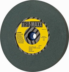 Tru-Maxx - 120 Grit Silicon Carbide Bench & Pedestal Grinding Wheel - 12" Diam x 1-1/2" Hole x 1-1/2" Thick, 2705 Max RPM, K Hardness, Fine Grade , Vitrified Bond - USA Tool & Supply