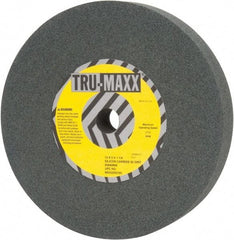 Tru-Maxx - 60 Grit Silicon Carbide Bench & Pedestal Grinding Wheel - 12" Diam x 1-1/4" Hole x 2" Thick, 2705 Max RPM, M Hardness, Medium Grade , Vitrified Bond - USA Tool & Supply