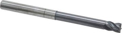 Accupro - 5/16", 4 Flute, Single End, Solid Carbide, Corner Chamfer End Mill - 4" OAL, Right Hand Flute, 7/16" LOC, Right Hand Cut, 2-1/8" Extended Reach - USA Tool & Supply