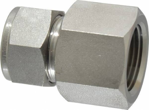 Ham-Let - 3/4" OD, Grade 316Stainless Steel Female Connector - Comp x FNPT Ends - USA Tool & Supply