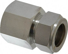 Ham-Let - 1" OD, Grade 316Stainless Steel Female Connector - Comp x FNPT Ends - USA Tool & Supply