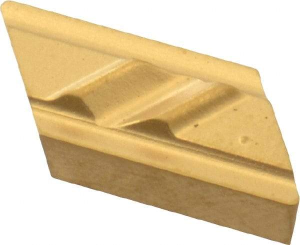 Kennametal - NPL51, KC850 Grade Carbide Profiling Insert - TiC/TiCN/TiN Finish, 55° Incl Angle, Parallelogram, 0.4567" Side Length, 1/8" Thick, 1/64" Corner Radius - USA Tool & Supply