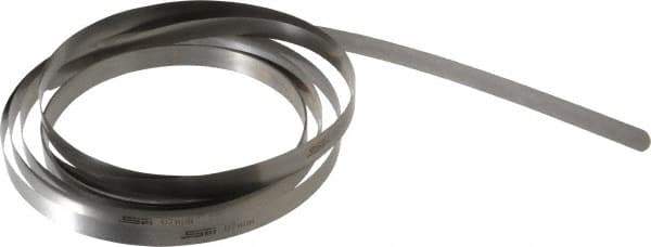 SPI - 0.07mm Thick x 10 Ft. Long x 1/2 Inch Wide, Feeler Stock Roll - High Carbon Steel - USA Tool & Supply