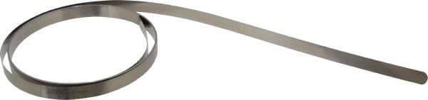 SPI - 0.08mm Thick x 10 Ft. Long x 1/2 Inch Wide, Feeler Stock Roll - High Carbon Steel - USA Tool & Supply