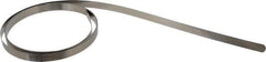 SPI - 0.08mm Thick x 10 Ft. Long x 1/2 Inch Wide, Feeler Stock Roll - High Carbon Steel - USA Tool & Supply
