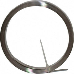 SPI - 0.015 Inch Thick x 25 Ft. Long x 1/2 Inch Wide, Feeler Stock Roll - High Carbon Steel - USA Tool & Supply