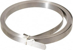 SPI - 0.018 Inch Thick x 25 Ft. Long x 1/2 Inch Wide, Feeler Stock Roll - High Carbon Steel - USA Tool & Supply