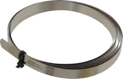 SPI - 0.002 Inch Thick x 25 Ft. Long x 1/2 Inch Wide, Feeler Stock Roll - High Carbon Steel - USA Tool & Supply