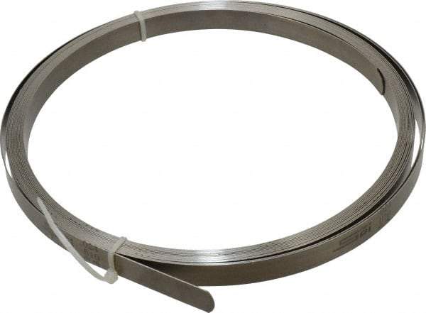 SPI - 0.024 Inch Thick x 25 Ft. Long x 1/2 Inch Wide, Feeler Stock Roll - High Carbon Steel - USA Tool & Supply