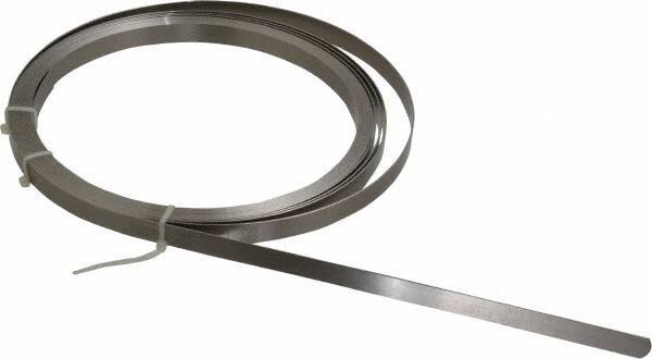 SPI - 0.035 Inch Thick x 25 Ft. Long x 1/2 Inch Wide, Feeler Stock Roll - High Carbon Steel - USA Tool & Supply