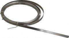 SPI - 0.035 Inch Thick x 25 Ft. Long x 1/2 Inch Wide, Feeler Stock Roll - High Carbon Steel - USA Tool & Supply