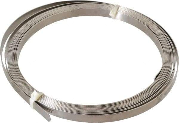 SPI - 0.04 Inch Thick x 25 Ft. Long x 1/2 Inch Wide, Feeler Stock Roll - High Carbon Steel - USA Tool & Supply