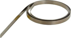 SPI - 0.006 Inch Thick x 25 Ft. Long x 1/2 Inch Wide, Feeler Stock Roll - High Carbon Steel - USA Tool & Supply