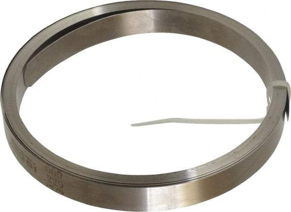 SPI - 0.009 Inch Thick x 25 Ft. Long x 1/2 Inch Wide, Feeler Stock Roll - High Carbon Steel - USA Tool & Supply