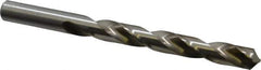 Hertel - 1/2" 118° High Speed Steel Jobber Drill - Bright Finish, Right Hand Cut, Spiral Flute, Straight Shank, 6" OAL, Standard Point - USA Tool & Supply