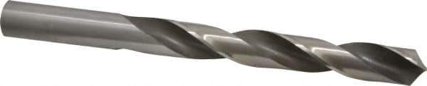 Hertel - 21/32" 118° High Speed Steel Jobber Drill - Bright Finish, Right Hand Cut, Spiral Flute, Straight Shank, 7-1/8" OAL, Standard Point - USA Tool & Supply
