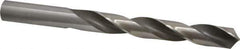 Hertel - 21/32" 118° High Speed Steel Jobber Drill - Bright Finish, Right Hand Cut, Spiral Flute, Straight Shank, 7-1/8" OAL, Standard Point - USA Tool & Supply