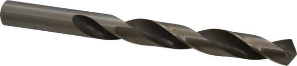 Hertel - 11/16" 118° High Speed Steel Jobber Drill - Bright Finish, Right Hand Cut, Spiral Flute, Straight Shank, 7-5/8" OAL, Standard Point - USA Tool & Supply