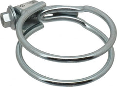 Made in USA - 1-1/8" Wide, Steel Wire Clamp for Tube & Hose - USA Tool & Supply