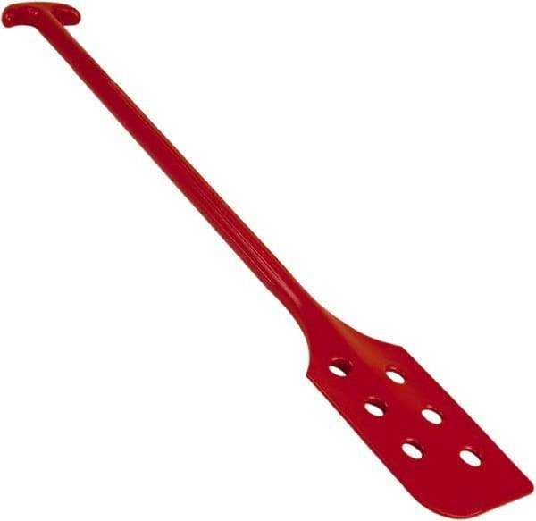 Remco - Red Polypropylene Mixing Paddle with Holes - 40" Overall Length - USA Tool & Supply