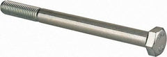 Value Collection - M12x1.75mm Metric Coarse, 140mm Length Under Head Hex Head Cap Screw - Partially Threaded, Grade 8.8 Steel, Zinc-Plated Finish, 19mm Hex - USA Tool & Supply
