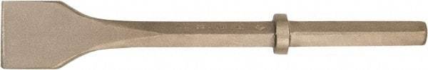 Ampco - 3" Head Width, 18" OAL, 1-1/8" Shank Diam, Chisel - Hex Drive, Hex Shank - USA Tool & Supply