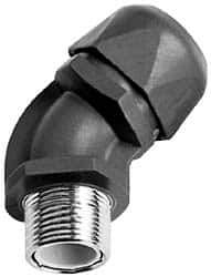 Murrplastik - 3/8" Trade, Nylon Compression Angled Liquidtight Conduit Connector - Noninsulated - USA Tool & Supply