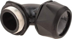 Murrplastik - 2" Trade, Nylon Compression Angled Liquidtight Conduit Connector - Noninsulated - USA Tool & Supply