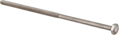 Value Collection - 1/4-20 UNC, 7" Length Under Head Hex Head Cap Screw - Partially Threaded, Grade 18-8 Stainless Steel, Uncoated, 7/16" Hex - USA Tool & Supply