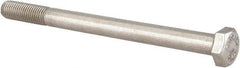 Value Collection - 5/16-24 UNF, 4" Length Under Head Hex Head Cap Screw - Partially Threaded, Grade 18-8 Stainless Steel, Uncoated, 1/2" Hex - USA Tool & Supply