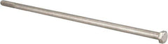 Value Collection - 3/8-16 UNC, 12" Length Under Head Hex Head Cap Screw - Partially Threaded, Grade 18-8 Stainless Steel, Uncoated, 9/16" Hex - USA Tool & Supply