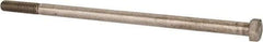 Value Collection - 3/8-16 UNC, 8" Length Under Head Hex Head Cap Screw - Partially Threaded, Grade 18-8 Stainless Steel, Uncoated, 9/16" Hex - USA Tool & Supply