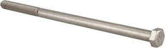 Value Collection - 1/2-13 UNC, 10" Length Under Head Hex Head Cap Screw - Partially Threaded, Grade 18-8 Stainless Steel, Uncoated, 3/4" Hex - USA Tool & Supply