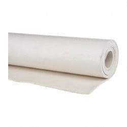 Made in USA - 36" Wide, 1/16" Thick, Buna-N Rubber Foam Sheet - 50 to 60 Durometer, White, -20 to 180°F, 1,000 to 1,200 psi Tensile Strength, Cut-to-Length - USA Tool & Supply
