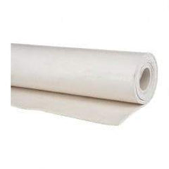 Made in USA - 36" Wide, 1/16" Thick, Buna-N Rubber Foam Sheet - 50 to 60 Durometer, White, -20 to 180°F, 1,000 to 1,200 psi Tensile Strength, Cut-to-Length - USA Tool & Supply