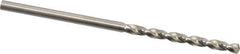 Guhring - #43 130° High Speed Steel Jobber Drill - Bright Finish, Right Hand Cut, Parabolic Flute, Straight Shank, 2-3/32" OAL, Standard Point - USA Tool & Supply