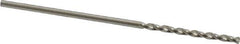 Guhring - #58 130° High Speed Steel Jobber Drill - Bright Finish, Right Hand Cut, Parabolic Flute, Straight Shank, 1-7/16" OAL, Standard Point - USA Tool & Supply