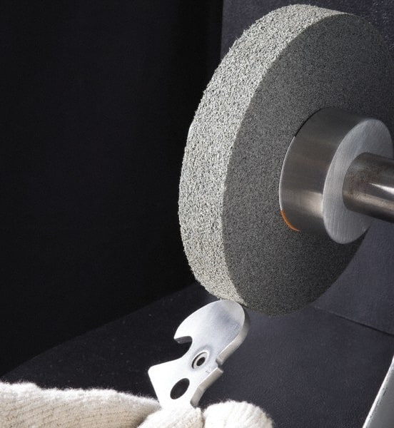 Standard Abrasives - 8" Diam, 3" Center Hole, Fine Grade, Silicon Carbide Deburring Wheel - USA Tool & Supply