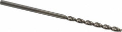 Guhring - 1.67mm 130° High Speed Steel Jobber Drill - Bright Finish, Right Hand Cut, Parabolic Flute, Straight Shank, 1-11/16" OAL, Standard Point - USA Tool & Supply