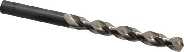 Guhring - 9.2mm 130° High Speed Steel Jobber Drill - Bright Finish, Right Hand Cut, Parabolic Flute, Straight Shank, 4-59/64" OAL, Standard Point - USA Tool & Supply