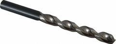 Guhring - 11mm 130° High Speed Steel Jobber Drill - Bright Finish, Right Hand Cut, Parabolic Flute, Straight Shank, 5-19/32" OAL, Standard Point - USA Tool & Supply