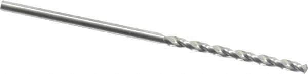 Guhring - #53 130° Cobalt Jobber Drill - Bright Finish, Right Hand Cut, Parabolic Flute, Straight Shank, 1-11/16" OAL, Standard Point - USA Tool & Supply