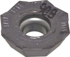 Iscar - OEMT060405 76 Grade IC908 Carbide Milling Insert - TiAlN Finish, 0.1866" Thick, 0.5618" Inscribed Circle, 0.5mm Corner Radius - USA Tool & Supply