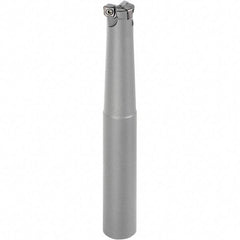 Iscar - 1" Cutting Diam, 1" Shank Diam, 1" Max Depth of Cut, Straight Shank Indexable Copy End Mill - 4 Inserts, CNHT, ENHT Insert, E93CN Toolholder - USA Tool & Supply