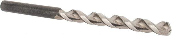 Guhring - 6.6mm 130° Cobalt Jobber Drill - Bright Finish, Right Hand Cut, Parabolic Flute, Straight Shank, 101mm OAL, Standard Point - USA Tool & Supply