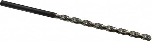 Taper Length Drill Bit: 0.1935″ Dia, 130 ° Bright/Uncoated, RH Cut, Parabolic Flute, Cylindrical Shank, Series 535