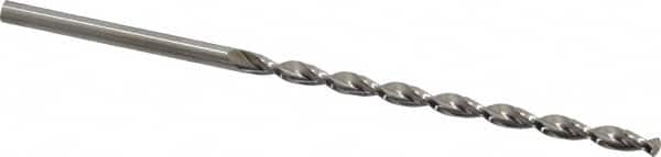 Taper Length Drill Bit: 0.1719″ Dia, 130 ° Bright/Uncoated, RH Cut, Parabolic Flute, Cylindrical Shank, Series 501