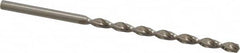 Taper Length Drill Bit: 0.2188″ Dia, 130 ° Bright/Uncoated, RH Cut, Parabolic Flute, Cylindrical Shank, Series 501