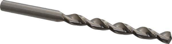 Guhring - 17/32", 130° Point, Parabolic Flute, High Speed Steel Taper Length Drill Bit - Bright Finish, 5-1/2" Flute Length, 8-7/16" OAL, Series 501 - USA Tool & Supply